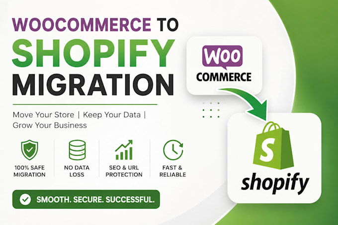 expert shopify migration service for woocommerce to shopify website migration