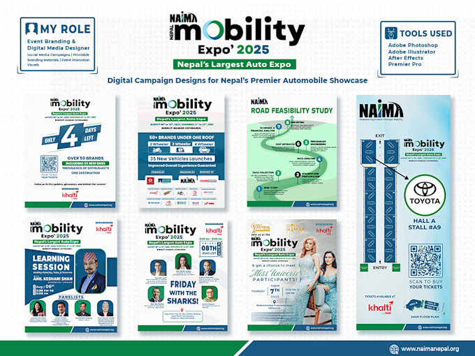 create marketing campaign and event branding materials