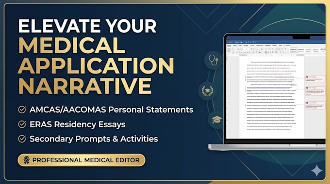 edit and polish your medical school personal statement and eras application