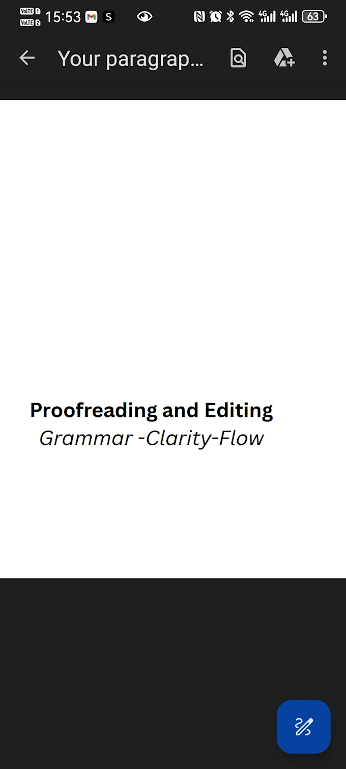 proofread and edit your blog, essay and article