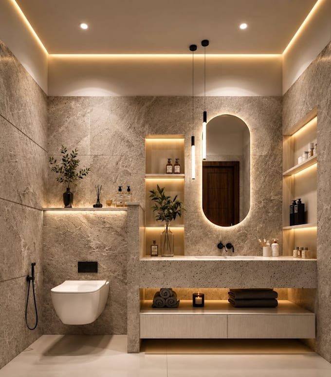 create and render your 3d bathroom design