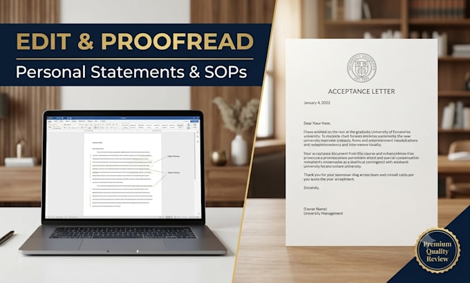 proofread and edit your personal statement, sop, or college application essay