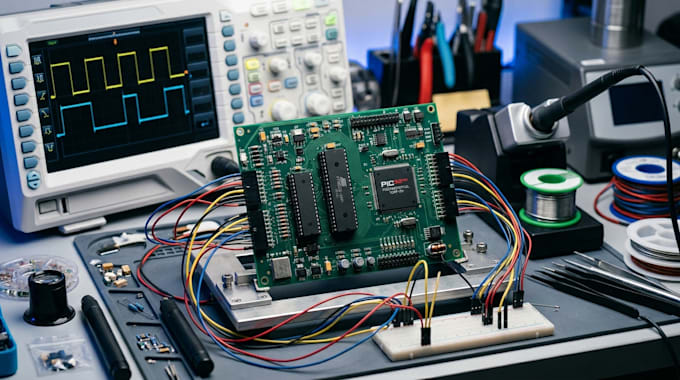 design embedded system using mcu at89c51,atmega328pu,pic32mx etc