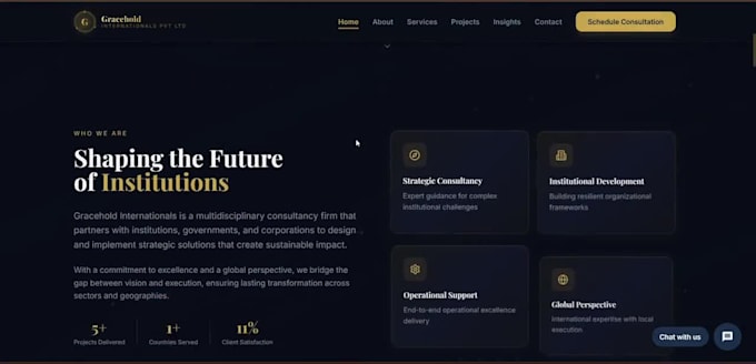 build a professional business website using react js