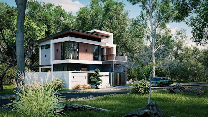 create 3d architectural walkthrough animation and rendering