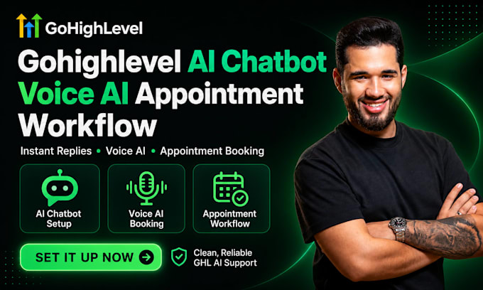 setup gohighlevel client acquisition ai chatbot voice ai appointment workflow