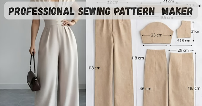 be your sewing pattern maker for clothing pattern grading dxf and PDF