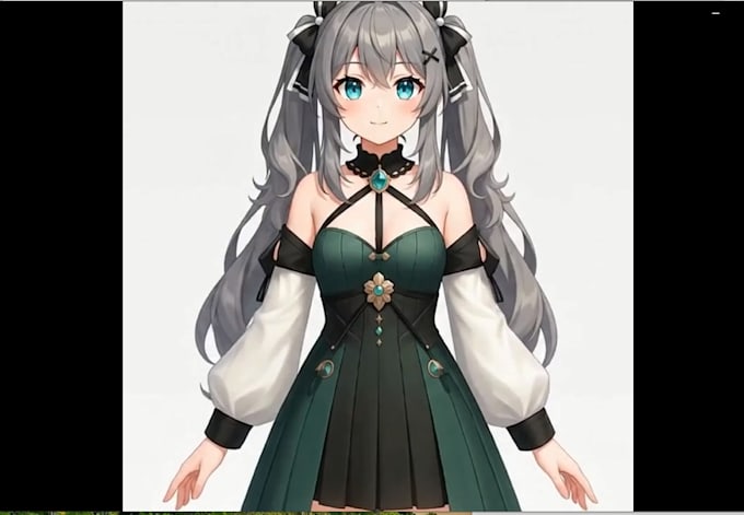 create custom 3d vtuber avatar, vrm vtuber for streaming, gaming, and vrchat