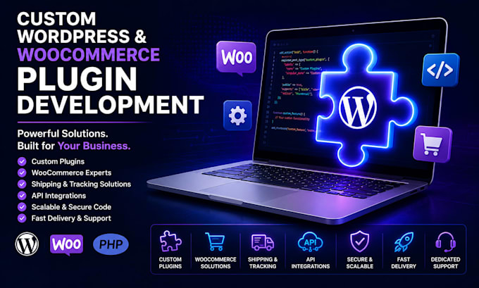 develop a custom wordpress or woocommerce plugin