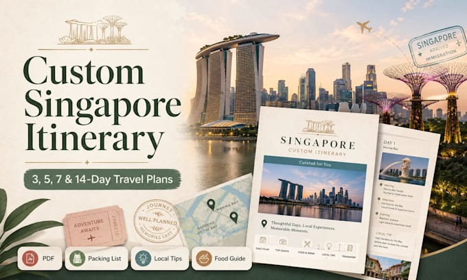 plan your personalized singapore itinerary