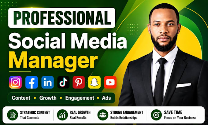 be your social media marketing manager and content creator