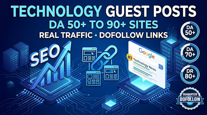 publish technology guest posts on high authority tech websites