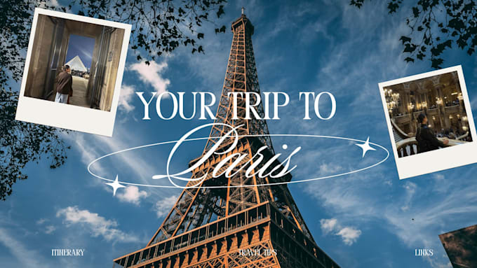 create the perfect itinerary for your trip to paris