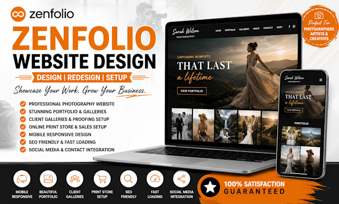 zenfolio photography website design redesign portfolio ecommerce gallery