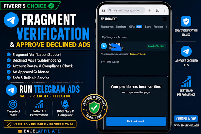 offer reliable fragment verification verified fragment account telegram fragment