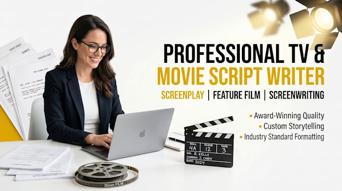 tv or movie script, feature film script, screenplay and screenwritting
