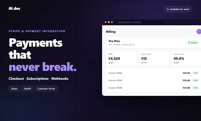 build a payment integration for your web app with stripe paypal or google pay