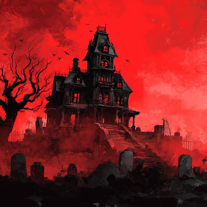 create dark art,heavy metal illustration