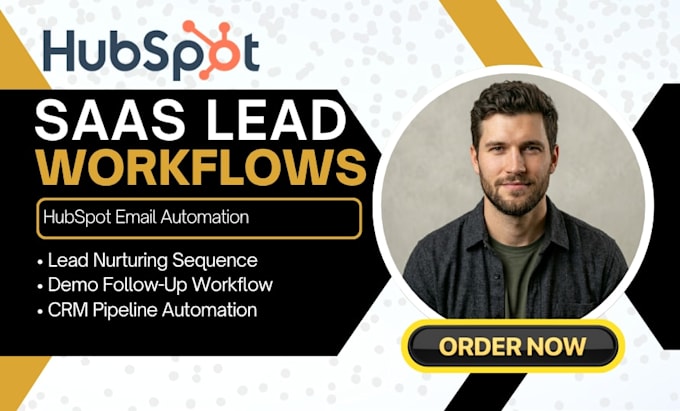 setup hubspot saas leads email automation workflows