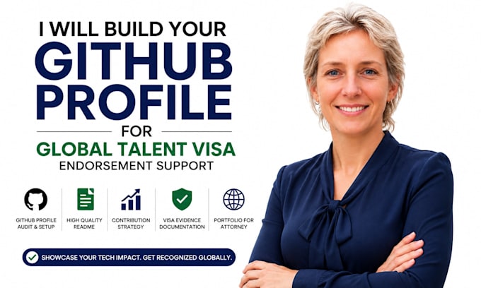 build your github profile for global talent eb1a visa endorsement support