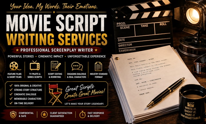 movie script, script writing