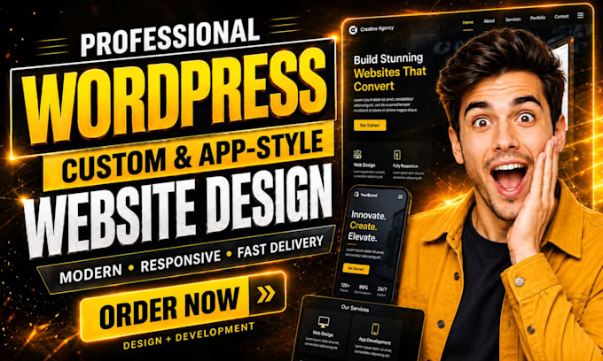 build insurance agency wordpress website or custom web app