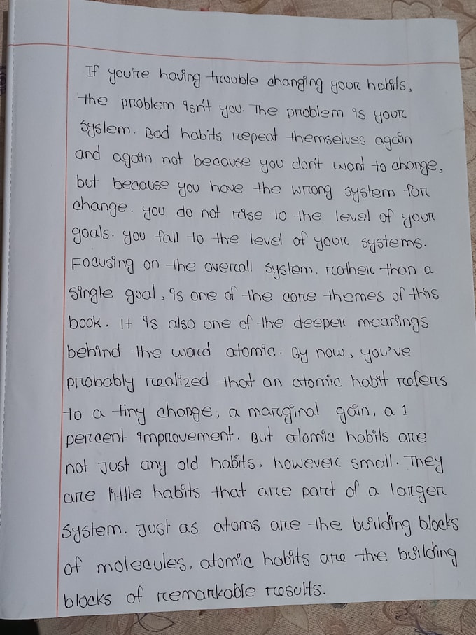 provide clean and beautiful handwriting services