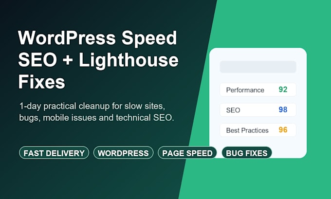 fix your website speed SEO and lighthouse errors