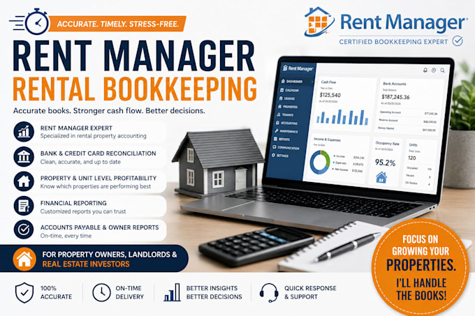 do rental properties bookkeeping in rent manager