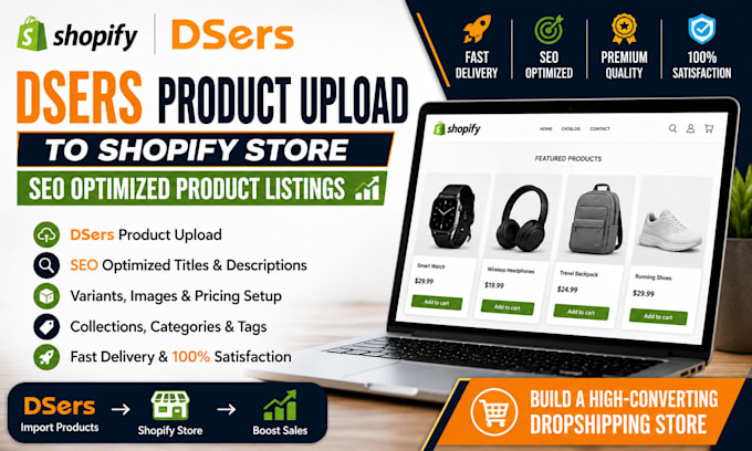 upload shopify products with dsers and optimize product listing