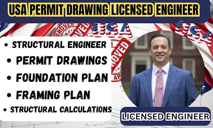 provide structural permit drawing for washington, arizona, and georgia
