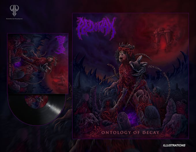 make horor illustrations for your band or brand