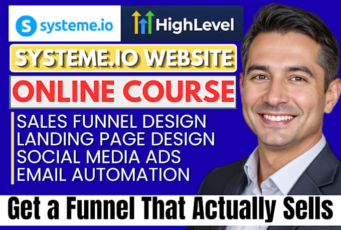 build health and wellness systeme io website systeme io course membership setup