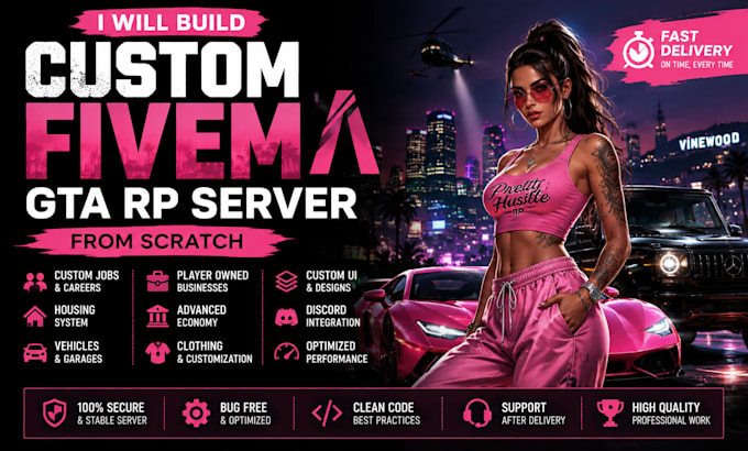 build a fully customized fivem gta rp server from scratch