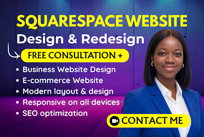 design squarespace website, redesign squarespace website, ecommerce website