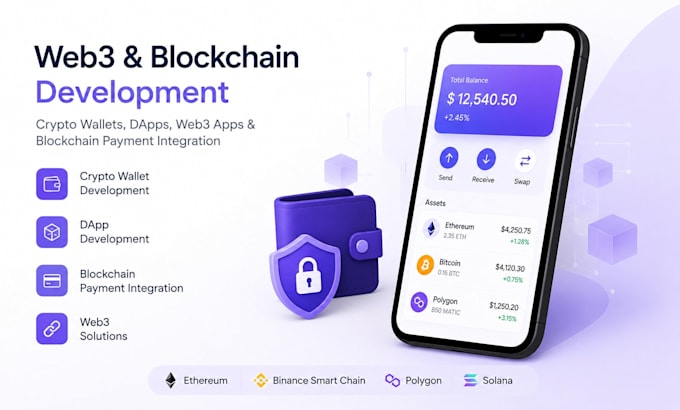do crypto wallet dapp development web3 mobile app blockchain payment integration