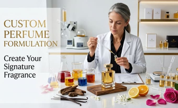 create a custom perfume formulation and signature fragrance formula