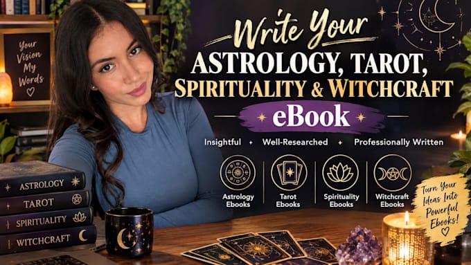 write astrology, tarot, spirituality, and witchcraft ebook