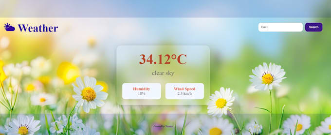 create a responsive weather website using HTML CSS and javascript