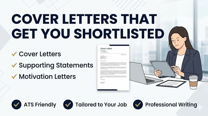 write a tailored cover letter, supporting statement, or motivation letter