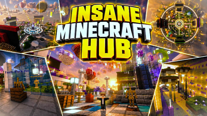 build a cinematic minecraft starter lobby for your server