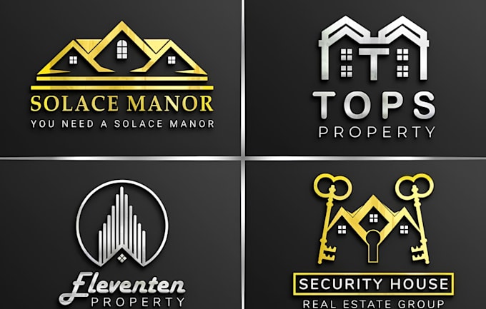 do real estate property management logo design