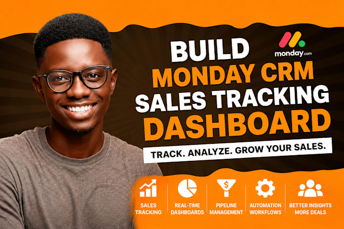 build monday CRM sales tracking dashboards