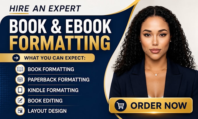 do book formatting and layout design for print and kindle