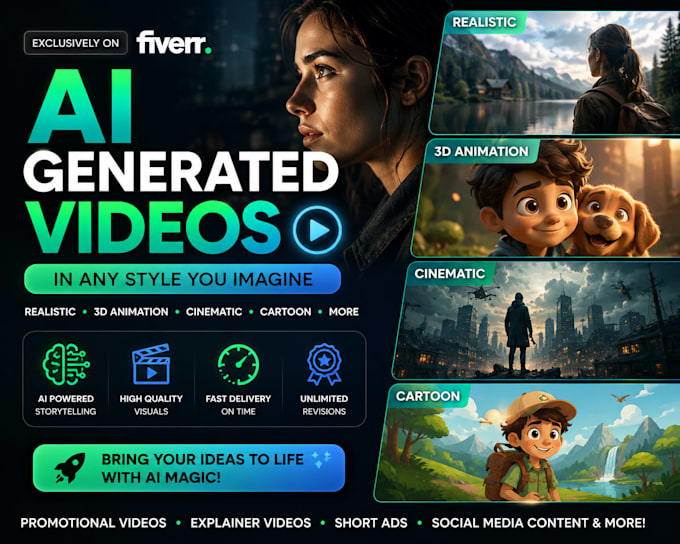 create realistic ai video and ai animation videos