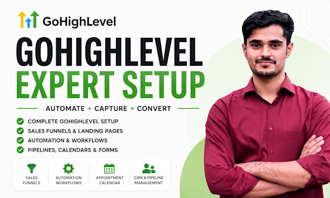 build gohighlevel automation and CRM workflows