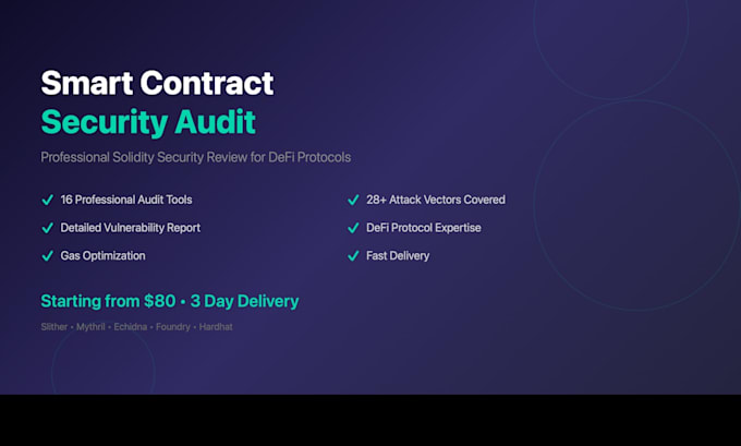 audit your smart contract for security