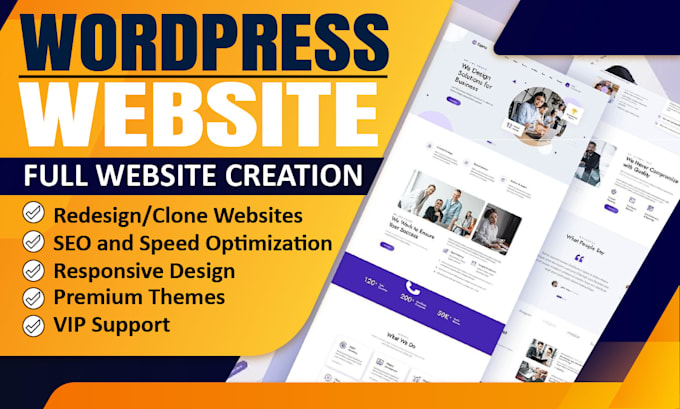 design premium wordpress website, develop custom wordpress website