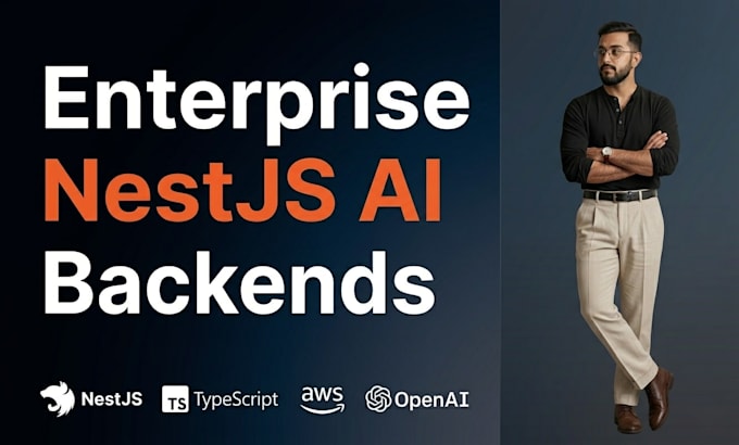 nestjs backend developer ai web app saas development