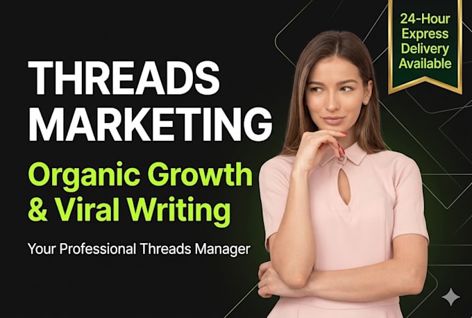 be your professional instagram threads manager for organic growth